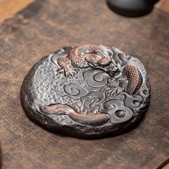 Dragon Ceramic Coaster with Box - Brand New - Picture 3 of 3